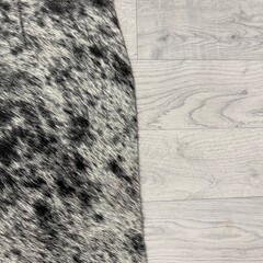 Koeienhuid zwart wit bruin SP 170x120cm S