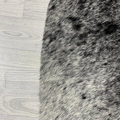 Koeienhuid zwart wit bruin SP 180x145cm S