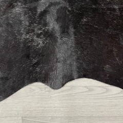 Koeienhuid zwart wit SP 170x145cm S