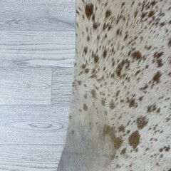Koeienhuid bruin wit SP 175x180cm S