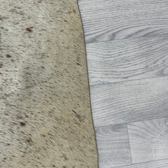 Koeienhuid bruin creme SP 140x140cm XS