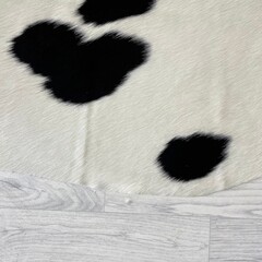 Koeienhuid zwart wit 185x160cm S