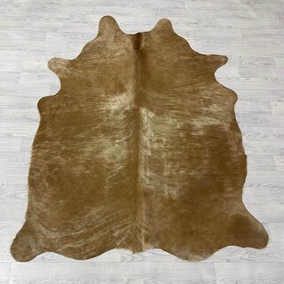 Koeienhuid bruin beige brindle 180x130cm S