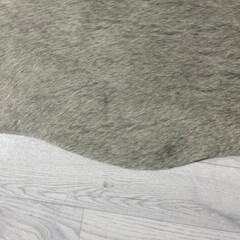 Koeienhuid grijs creme 175x135cm S