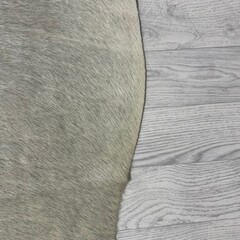 Koeienhuid grijs creme 175x135cm S