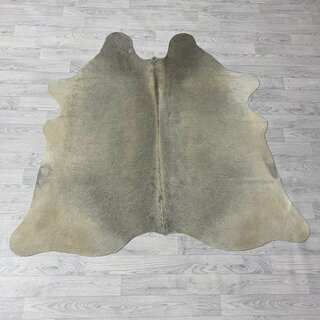 Koeienhuid grijs creme 155x165cm XS