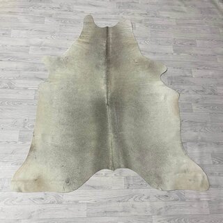 Koeienhuid grijs creme 185x165cm S