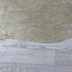 Koeienhuid creme 160x160cm S