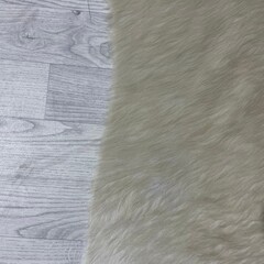 Koeienhuid creme 160x160cm S