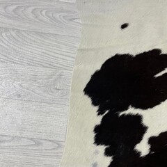 Koeienhuid bruin zwart wit 165x150cm S