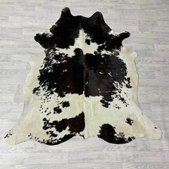 Koeienhuid bruin zwart wit 180x155cm S