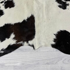 Koeienhuid bruin zwart wit 180x155cm S