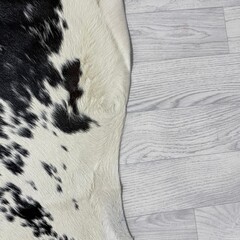 Koeienhuid bruin zwart wit 180x155cm S