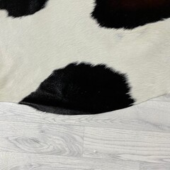 Koeienhuid bruin zwart wit 170x165cm S
