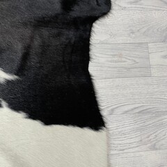 Koeienhuid bruin zwart wit 170x165cm S