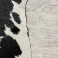 Koeienhuid bruin zwart wit 170x150cm S
