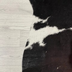 Koeienhuid bruin zwart wit 170x150cm S