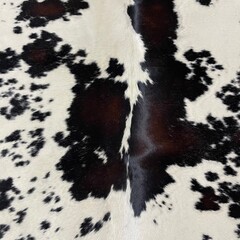 Koeienhuid bruin zwart creme 160x130cm S
