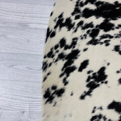 Koeienhuid bruin zwart creme 160x130cm S