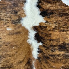 Koeienhuid bruin zwart wit 160x115cm XS