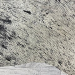 Koeienhuid bruin zwart creme SP 165x130cm S