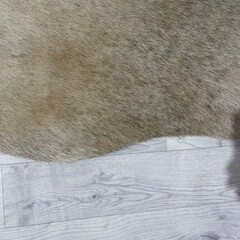 Koeienhuid beige bruin zwart 175x145cm S