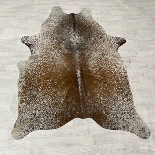 Koeienhuid bruin wit SP 195x150cm S