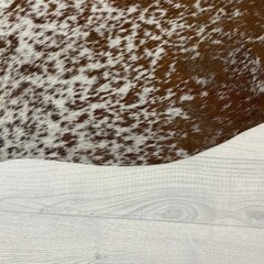 Koeienhuid bruin wit SP 195x150cm S
