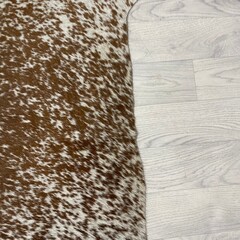 Koeienhuid bruin wit SP 195x150cm S