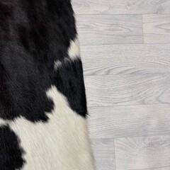 Koeienhuid bruin zwart wit 170x170cm S