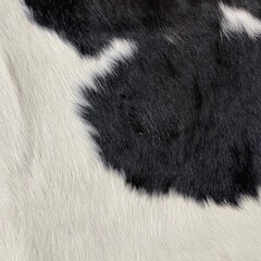 Koeienhuid bruin zwart wit 170x170cm S