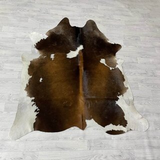 Koeienhuid bruin zwart wit 170x150cm S
