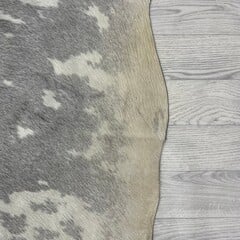 Koeienhuid grijs creme 165x150cm S