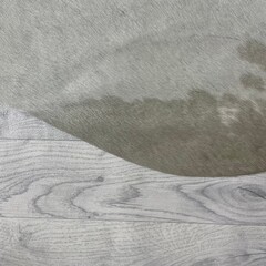 Koeienhuid champagne wit special 195x180cm M/L