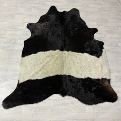 Koeienhuid bruin zwart creme Lakenvelder 205x185cm M/L