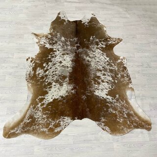 Koeienhuid bruin wit SP 230x195cm M/L