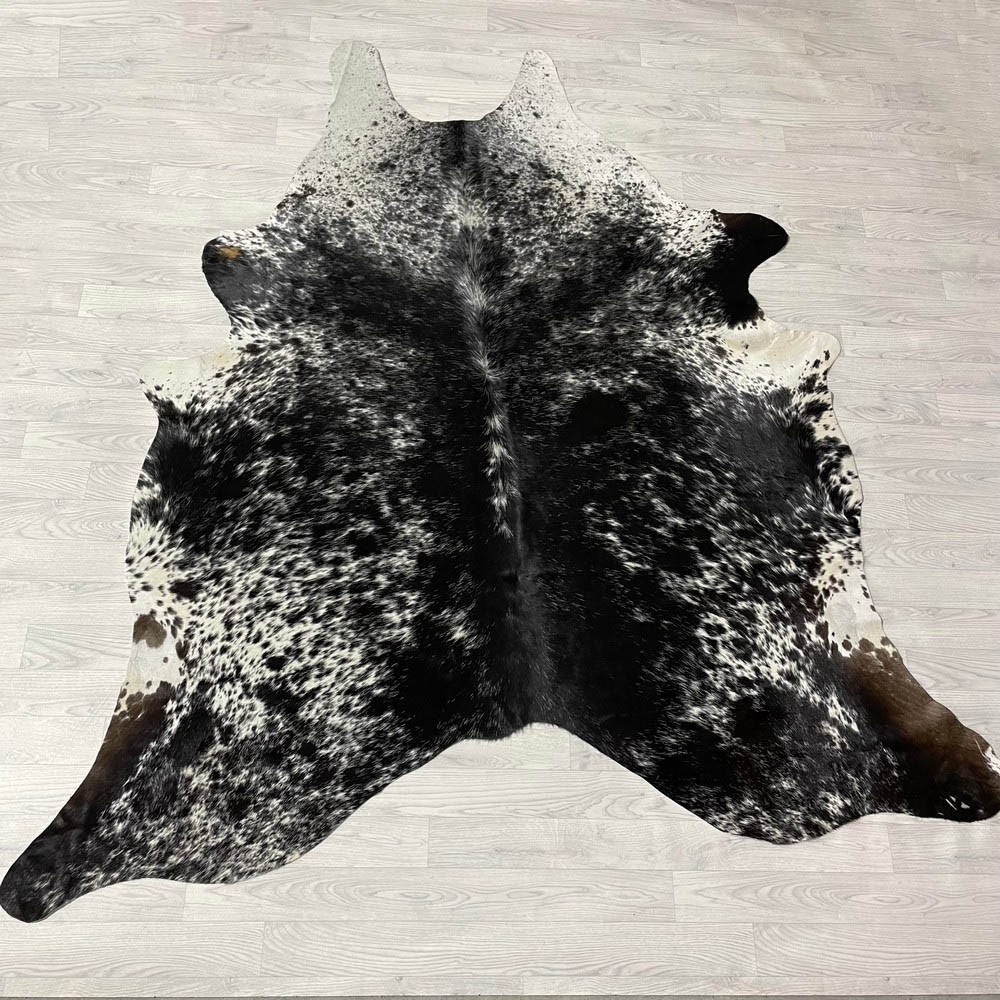 Lederstore Koeienhuid zwart bruin wit SP 230x210cm M/L