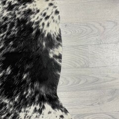 Koeienhuid zwart bruin wit SP 230x210cm M/L