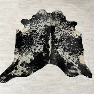 Koeienhuid zwart wit creme SP 205x195cm M/L