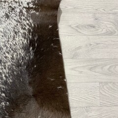 Koeienhuid bruin zwart wit SP 210x205cm M/L