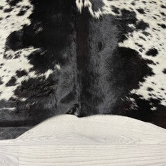 Koeienhuid zwart wit bruin SP 190x170cm M/L