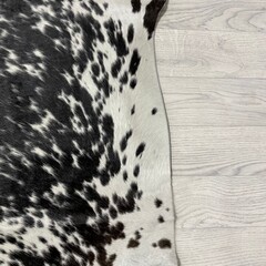 Koeienhuid zwart wit bruin SP 190x170cm M/L