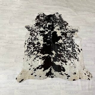 Koeienhuid zwart creme wit SP 210x175cm M/L