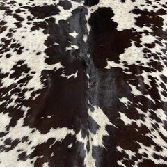 Koeienhuid zwart creme wit SP 210x175cm M/L