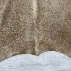 Koeienhuid bruin beige wit 265x215cm XXL