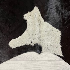 Koeienhuid zwart bruin wit 245x215cm XXL