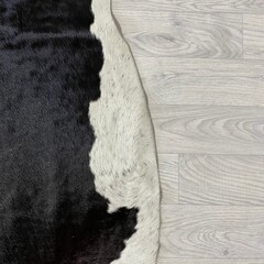 Koeienhuid zwart bruin wit 245x215cm XXL