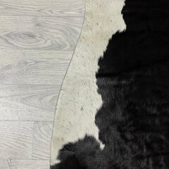 Koeienhuid zwart bruin wit 245x215cm XXL