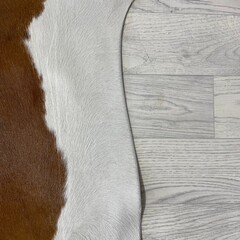 Koeienhuid bruin zwart wit 180x190cm S