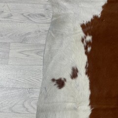 Koeienhuid bruin wit Hereford 200x205cm M/L